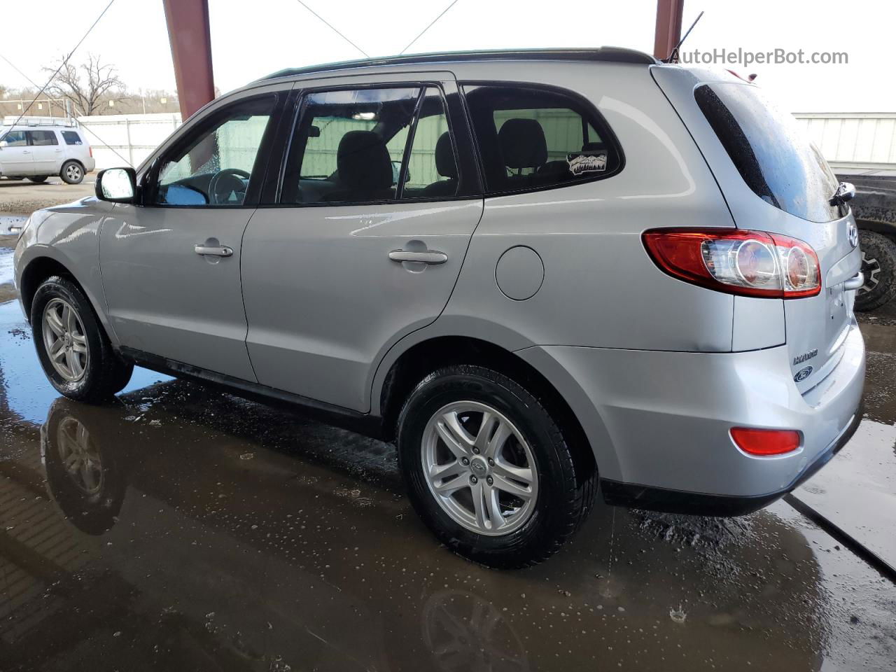 2010 Hyundai Santa Fe Gls Silver vin: 5NMSGDAB6AH367756