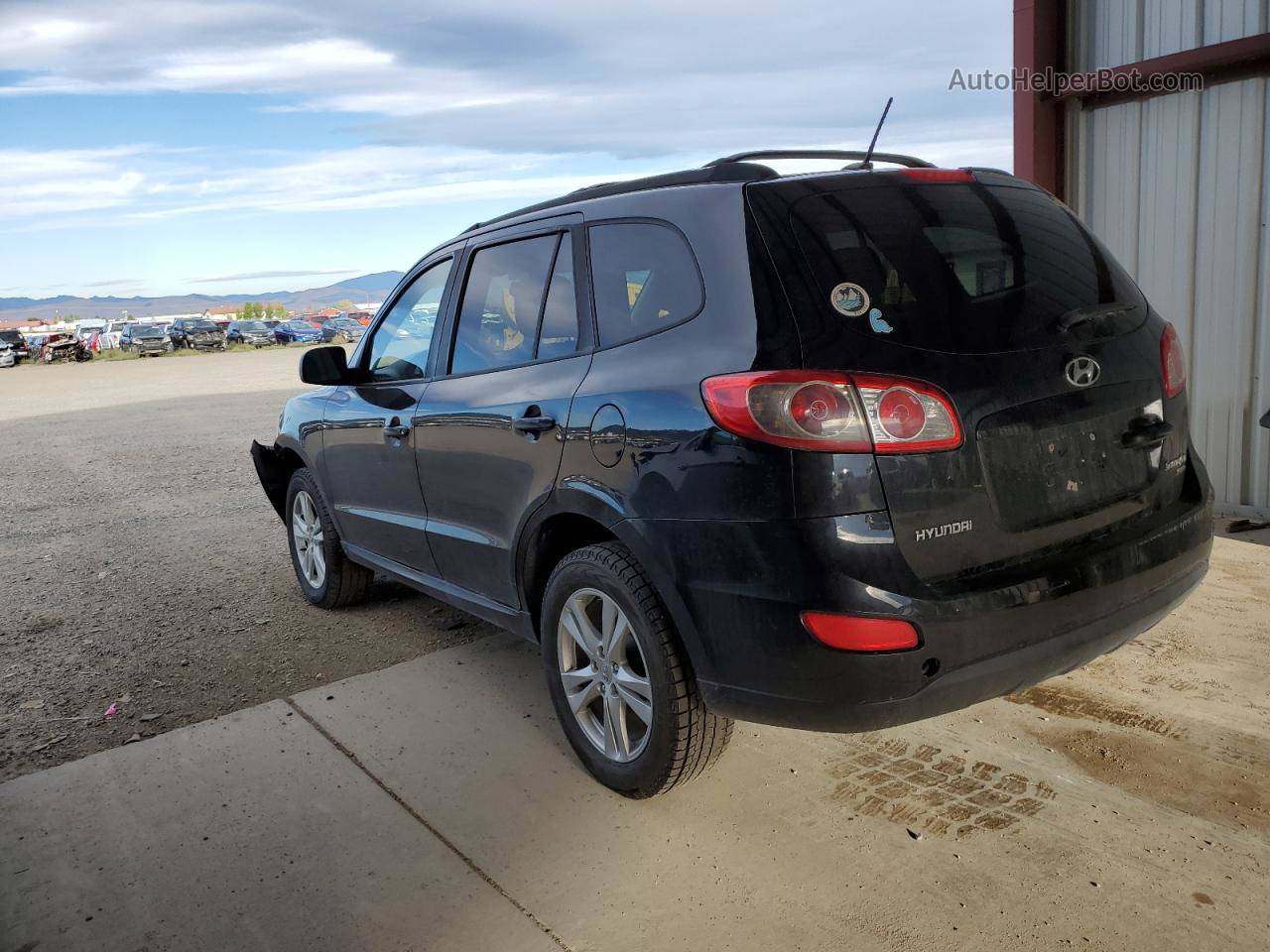 2010 Hyundai Santa Fe Gls Black vin: 5NMSGDAB6AH414333
