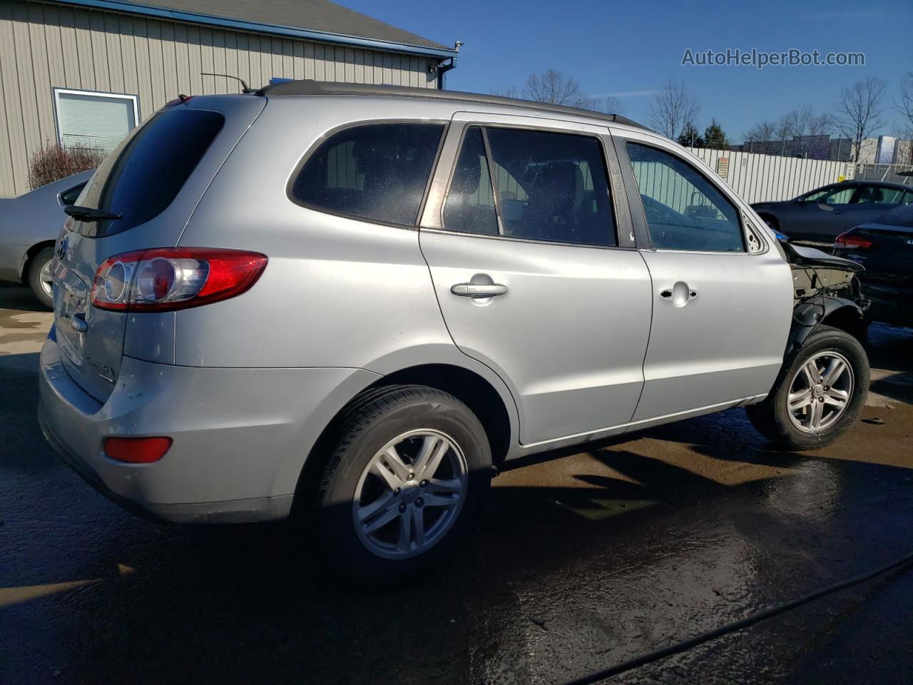 2010 Hyundai Santa Fe Gls Silver vin: 5NMSGDAB7AH344888