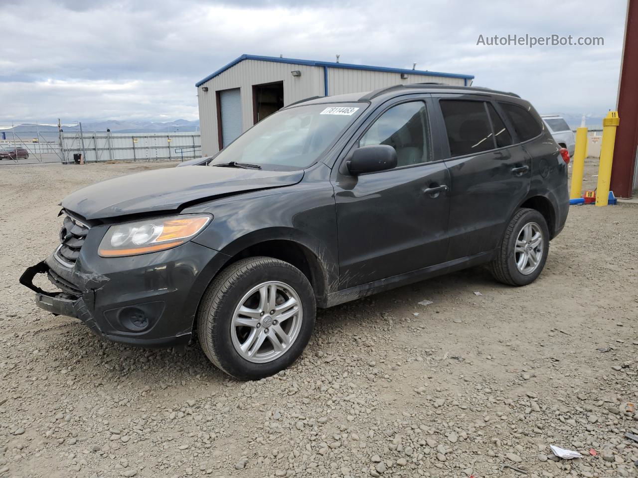 2010 Hyundai Santa Fe Gls Black vin: 5NMSGDAB7AH351629