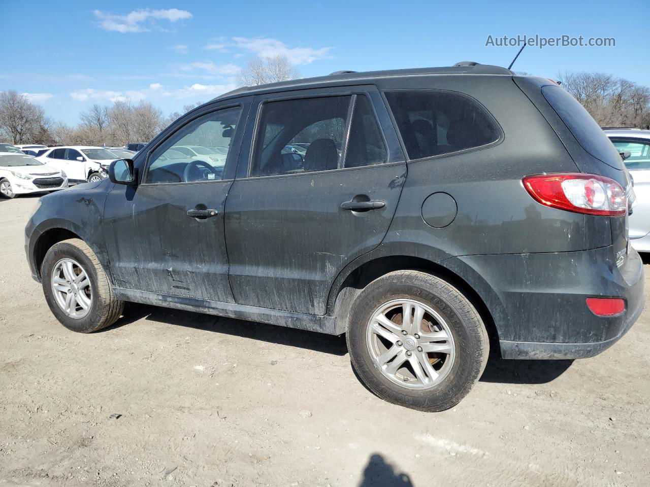 2010 Hyundai Santa Fe Gls Черный vin: 5NMSGDAB7AH366101