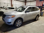 2010 Hyundai Santa Fe Gls Silver vin: 5NMSGDAB8AH348979