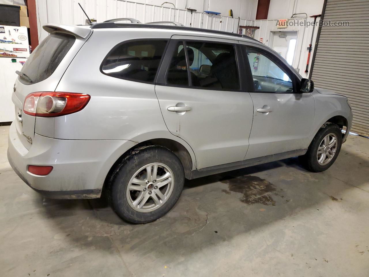 2010 Hyundai Santa Fe Gls Silver vin: 5NMSGDAB8AH348979