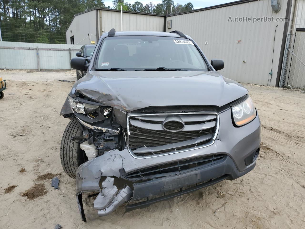 2010 Hyundai Santa Fe Gls Gray vin: 5NMSGDAB8AH369458