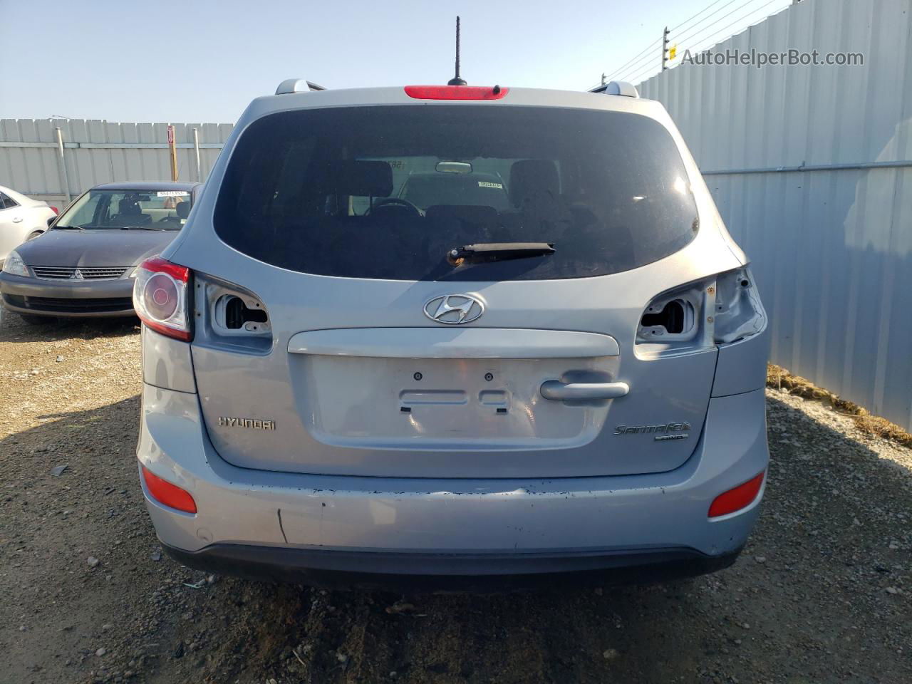 2010 Hyundai Santa Fe Gls Серебряный vin: 5NMSGDAG4AH373390