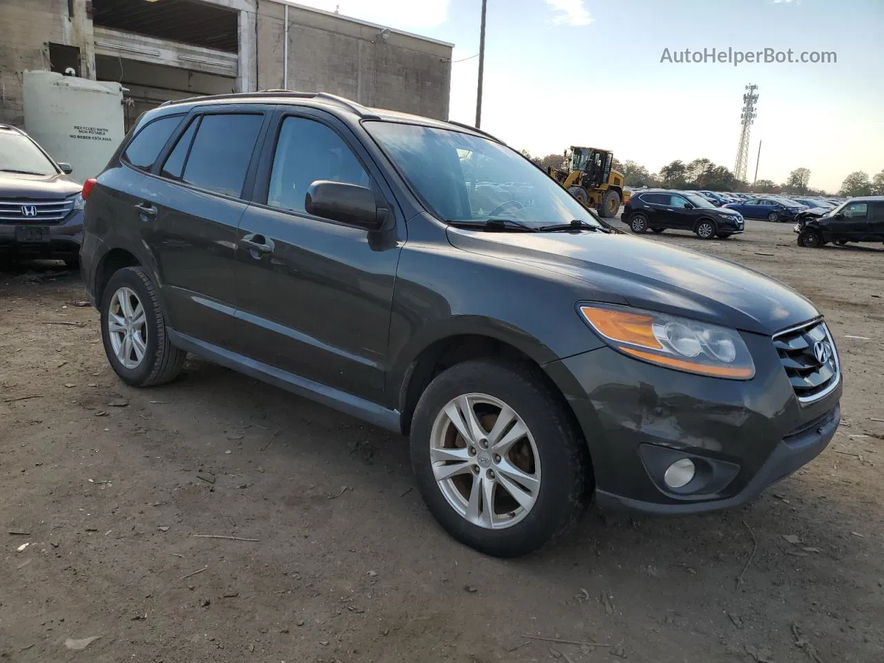 2010 Hyundai Santa Fe Se Черный vin: 5NMSH4AG0AH347754