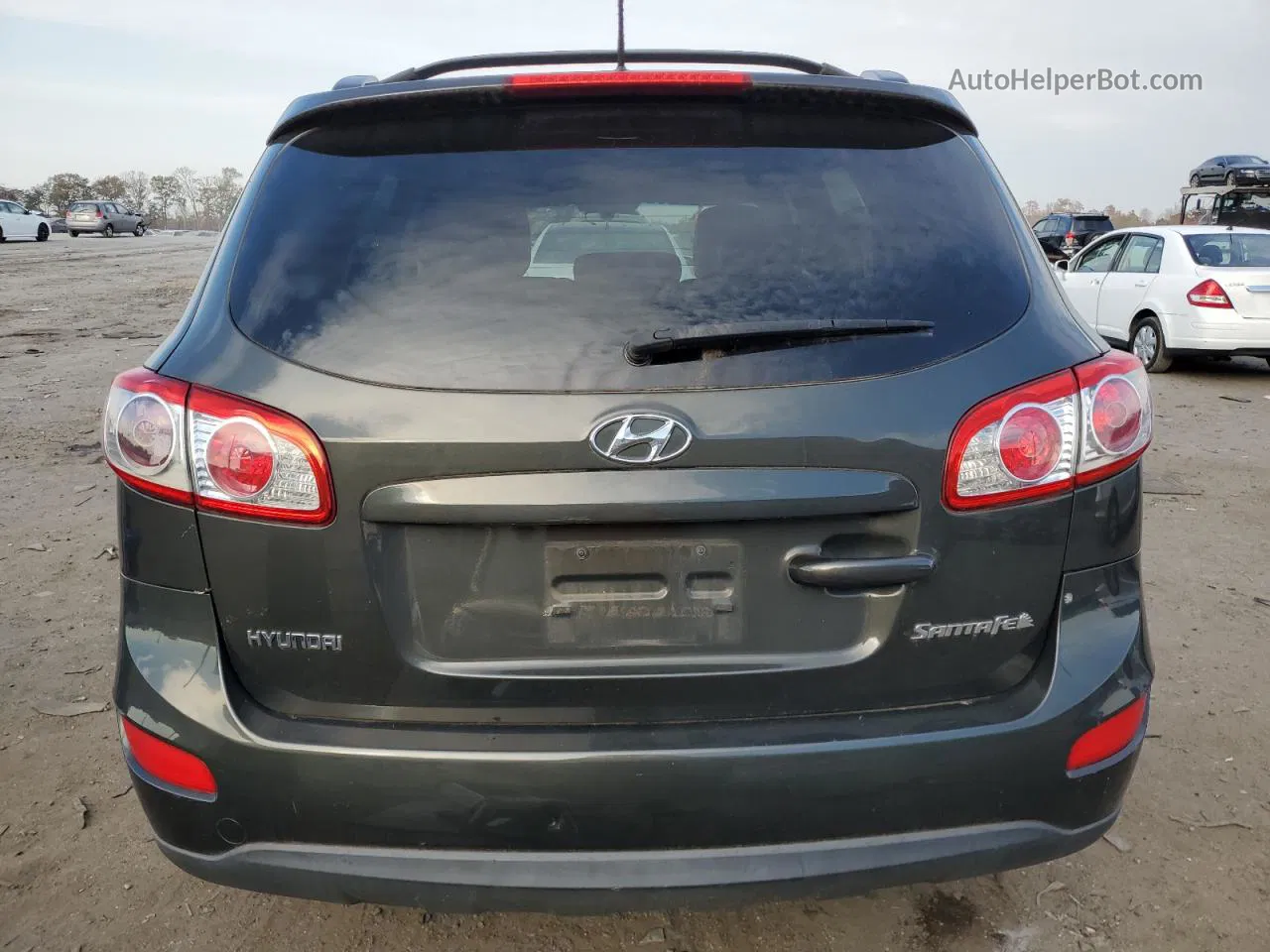 2010 Hyundai Santa Fe Se Черный vin: 5NMSH4AG0AH347754