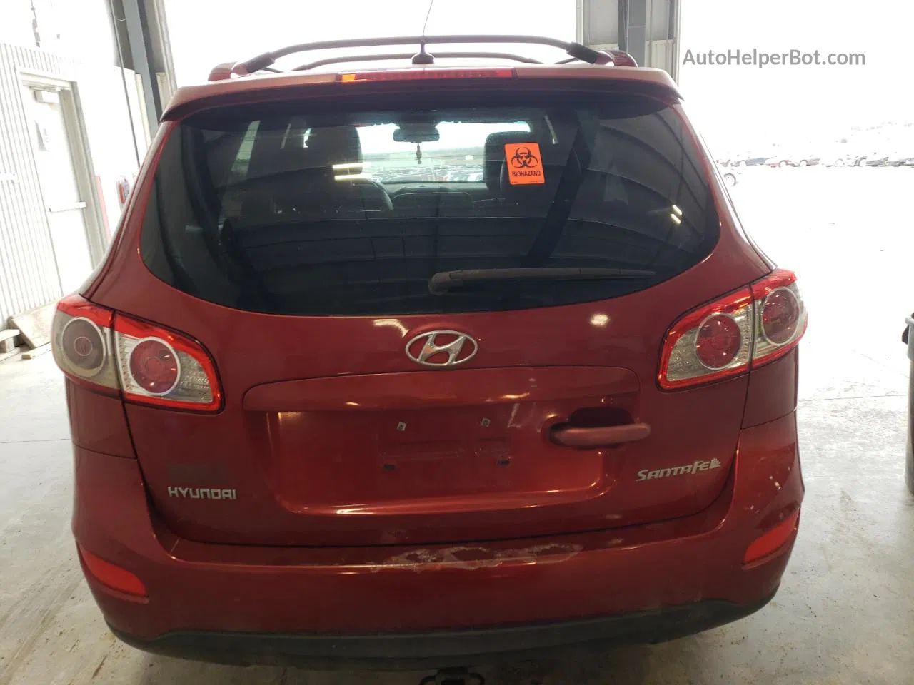 2010 Hyundai Santa Fe Se Maroon vin: 5NMSH4AG0AH382763