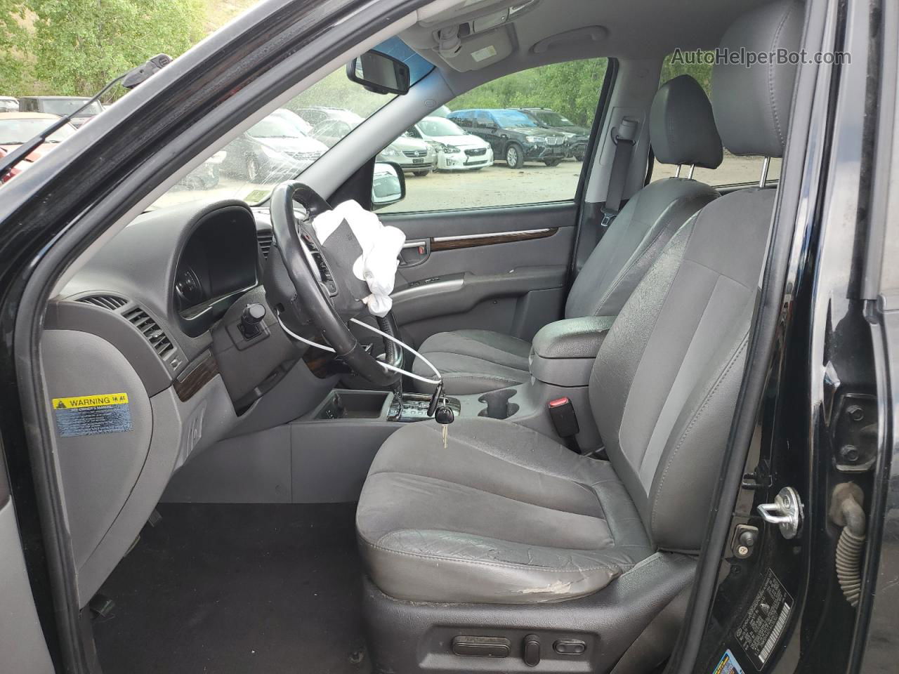 2010 Hyundai Santa Fe Se Black vin: 5NMSH4AG1AH393027