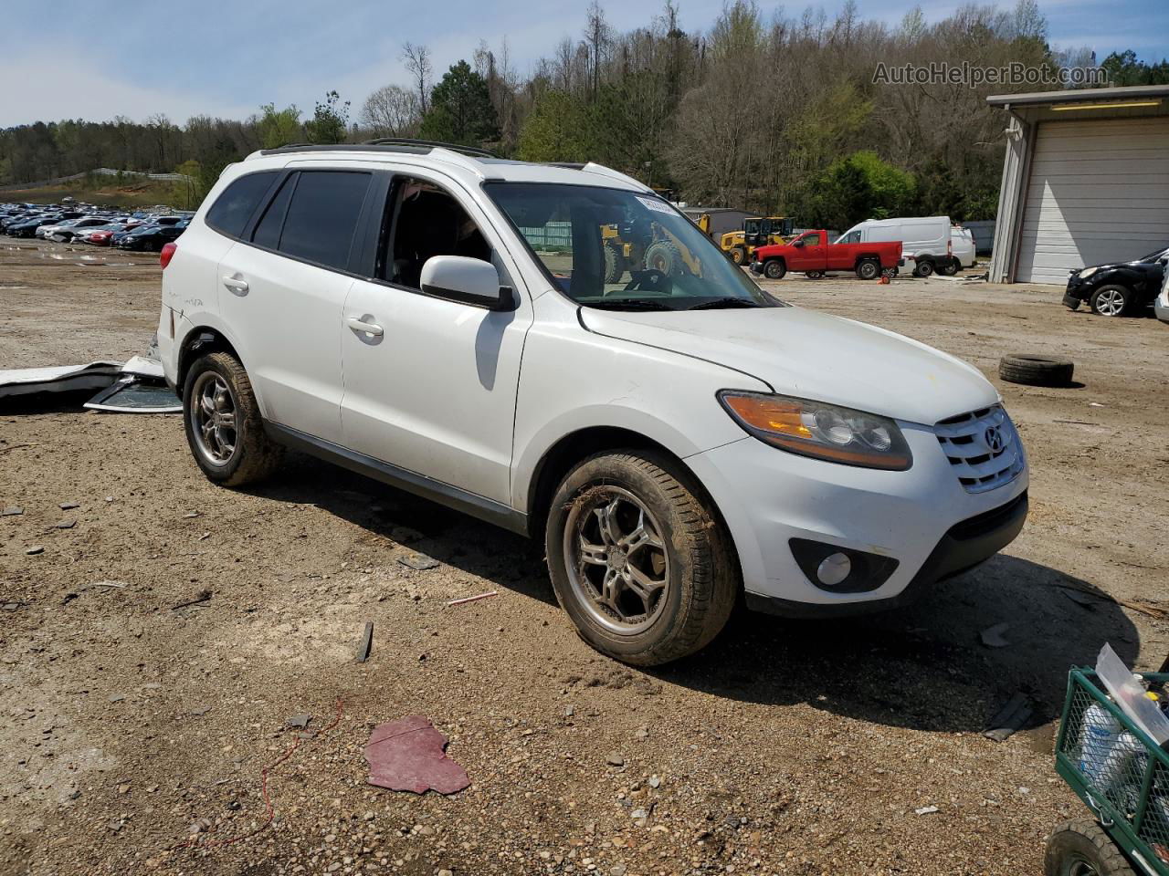 2010 Hyundai Santa Fe Se Белый vin: 5NMSH4AG2AH353295