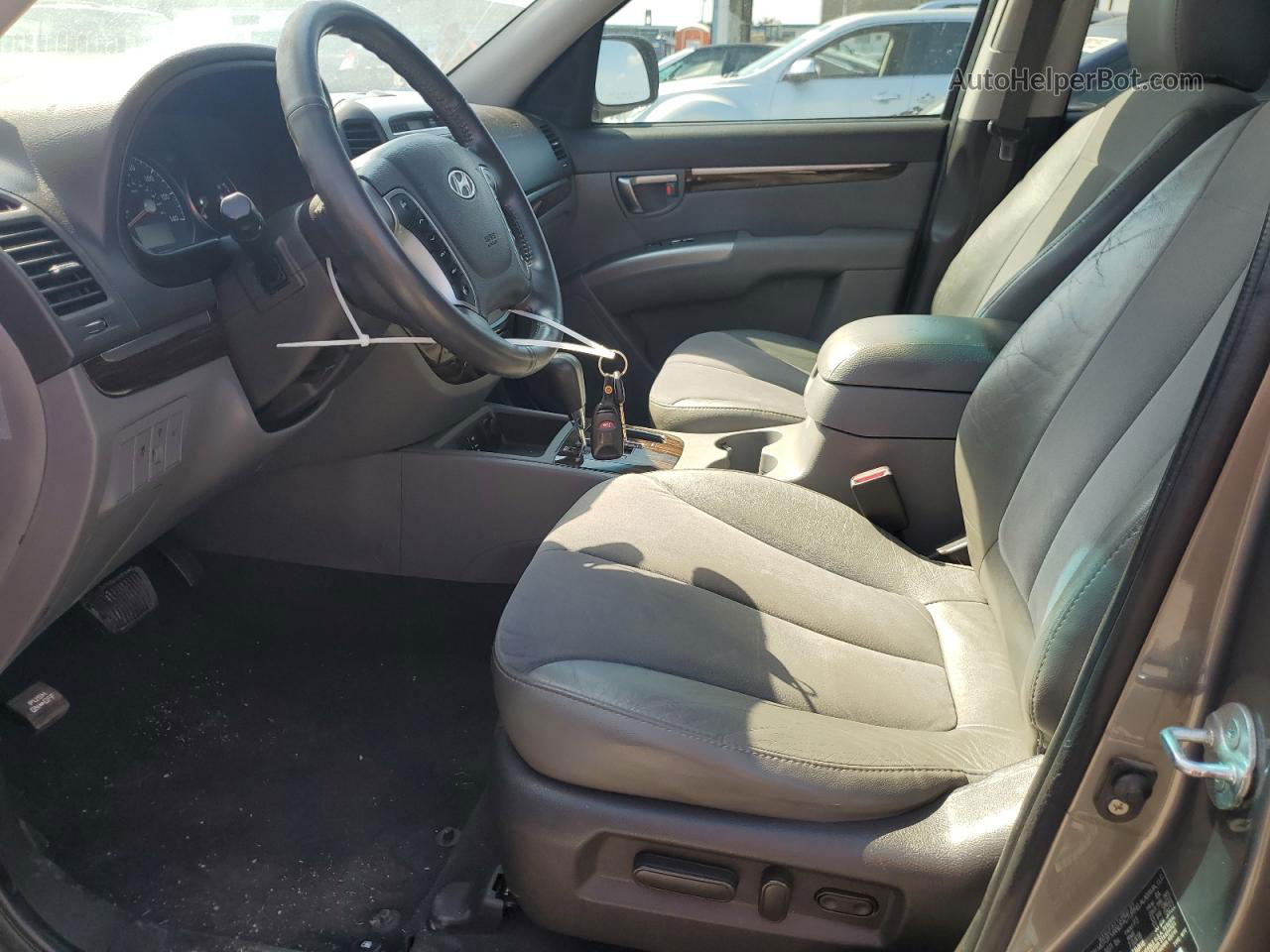 2010 Hyundai Santa Fe Se Gray vin: 5NMSH4AG2AH374387