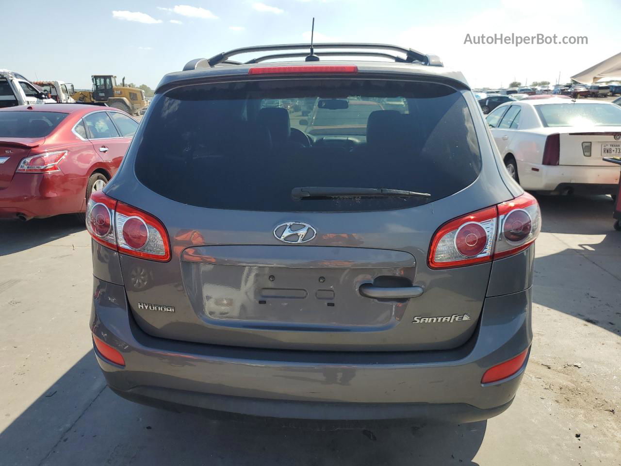 2010 Hyundai Santa Fe Se Gray vin: 5NMSH4AG2AH374387