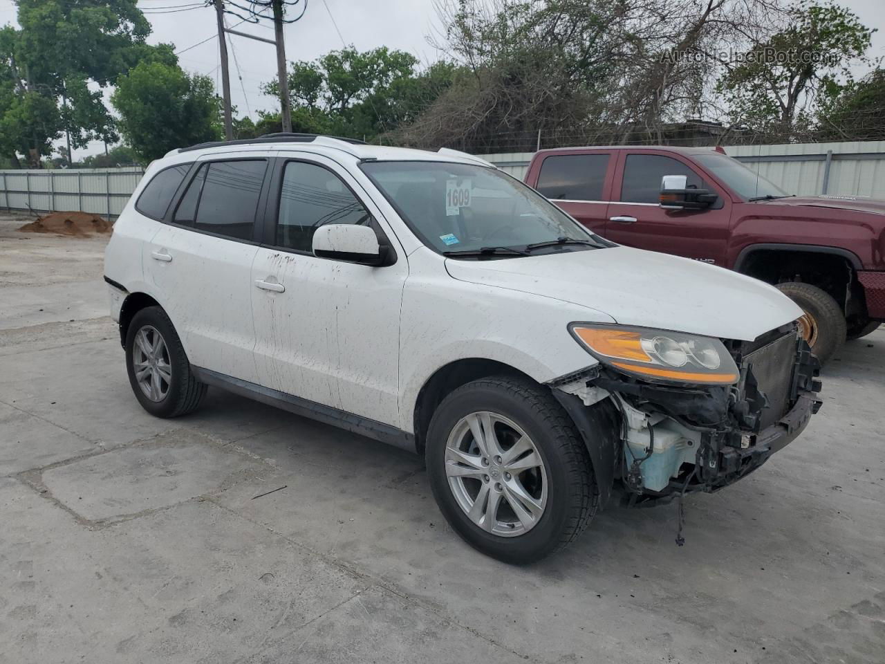 2010 Hyundai Santa Fe Se Белый vin: 5NMSH4AG4AH382250