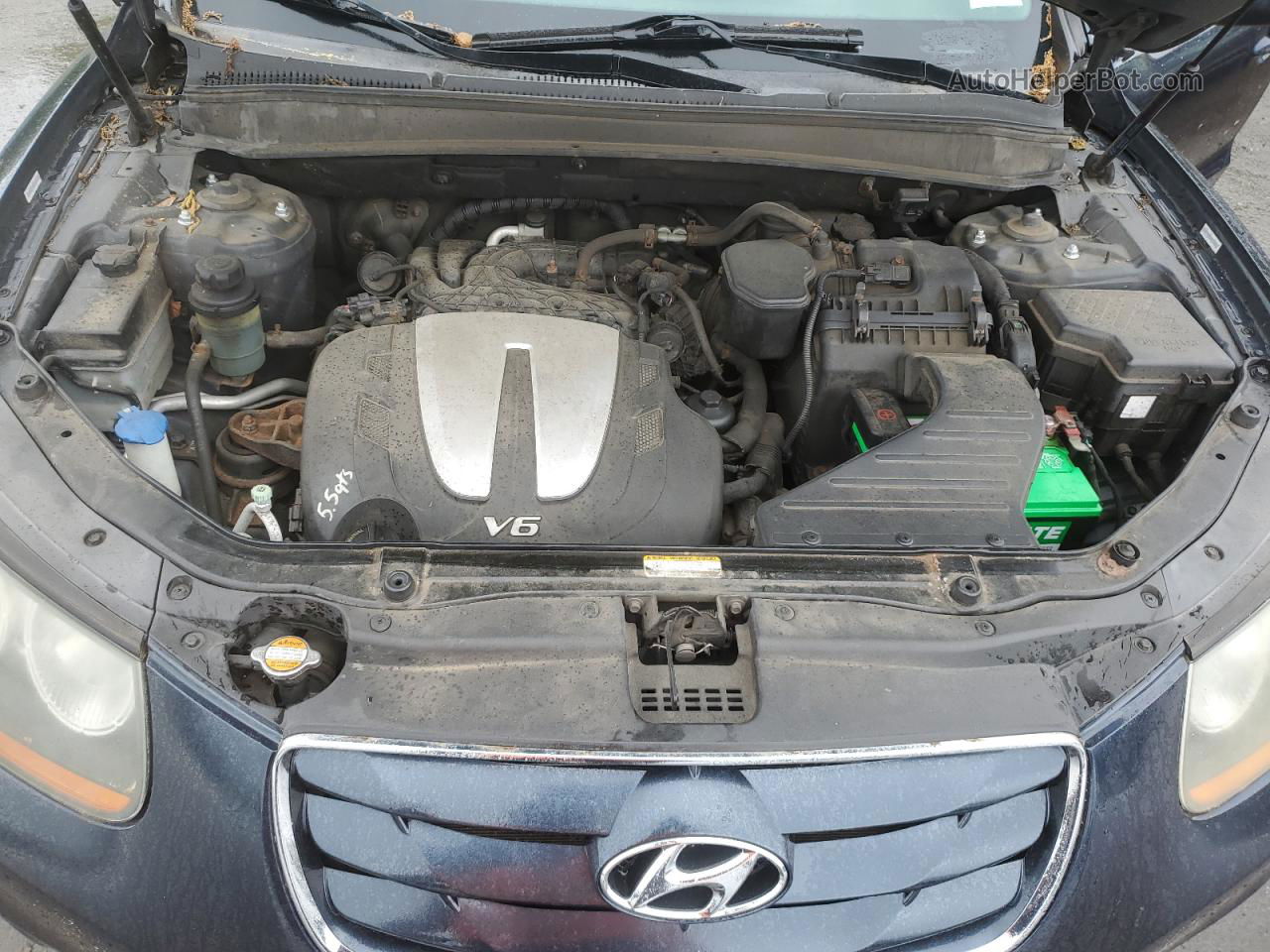 2010 Hyundai Santa Fe Se Blue vin: 5NMSH4AG7AH386924
