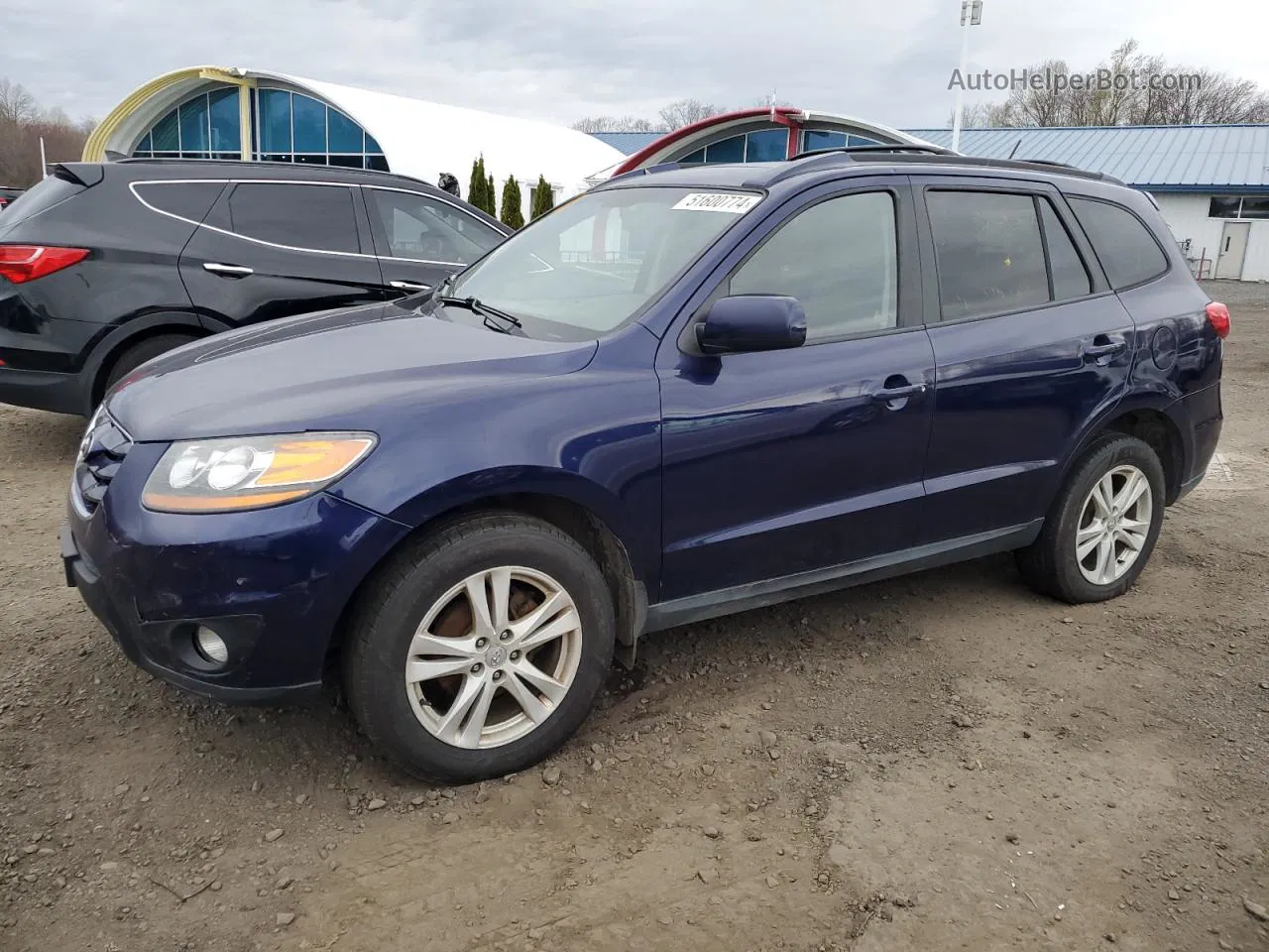 2010 Hyundai Santa Fe Se Blue vin: 5NMSHDAG7AH417329