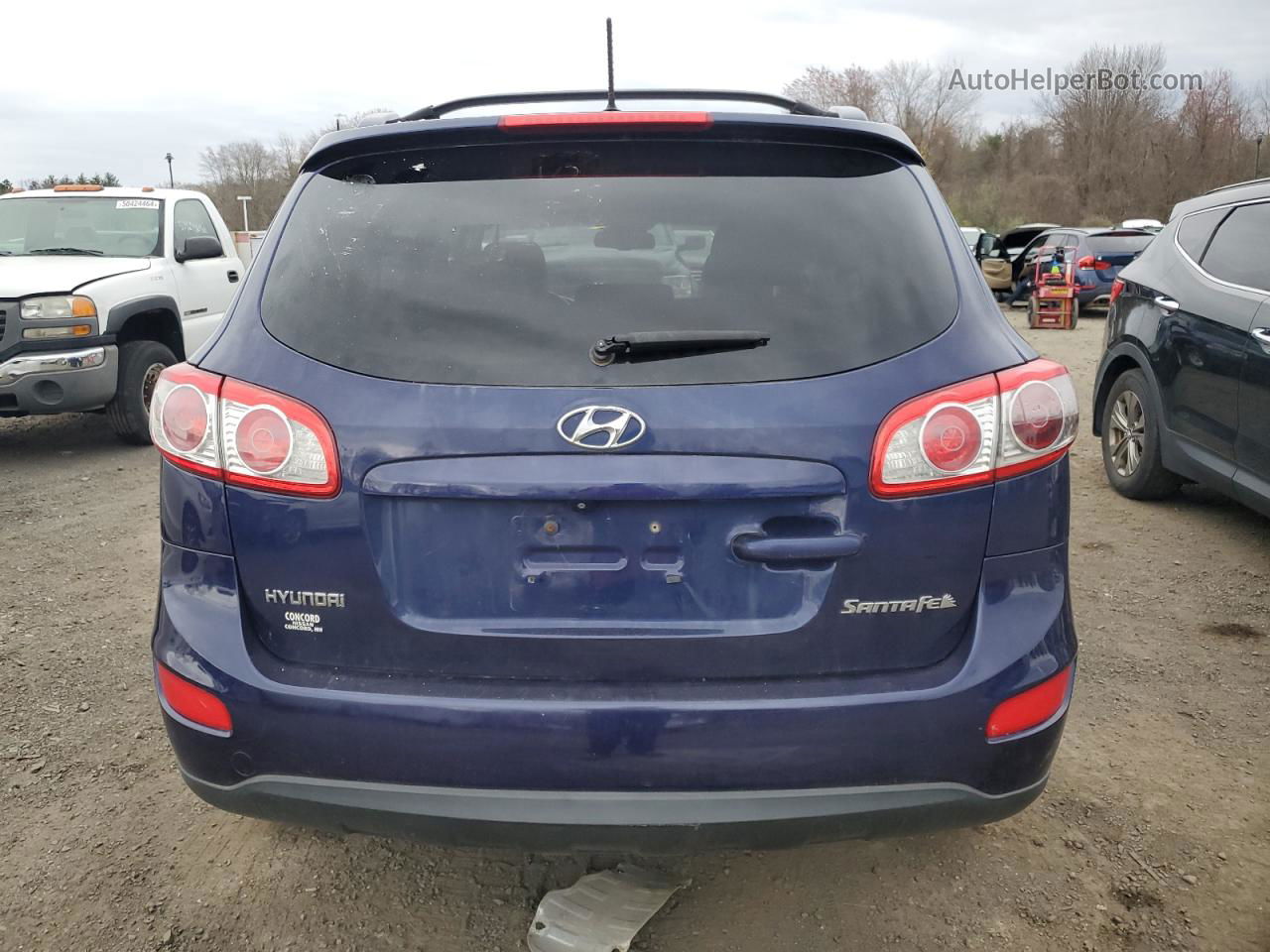 2010 Hyundai Santa Fe Se Blue vin: 5NMSHDAG7AH417329