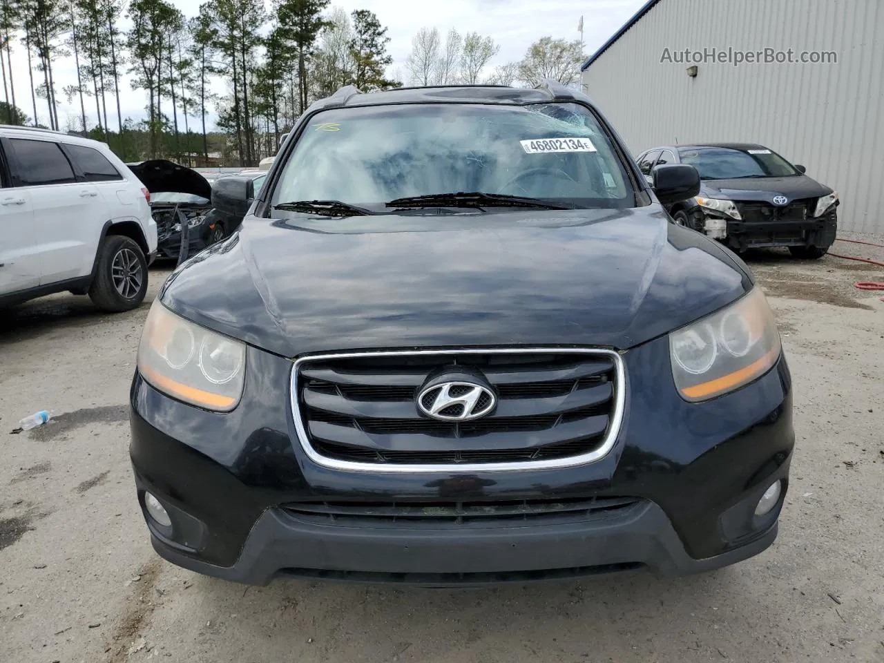 2010 Hyundai Santa Fe Limited Black vin: 5NMSK3AB4AH364900