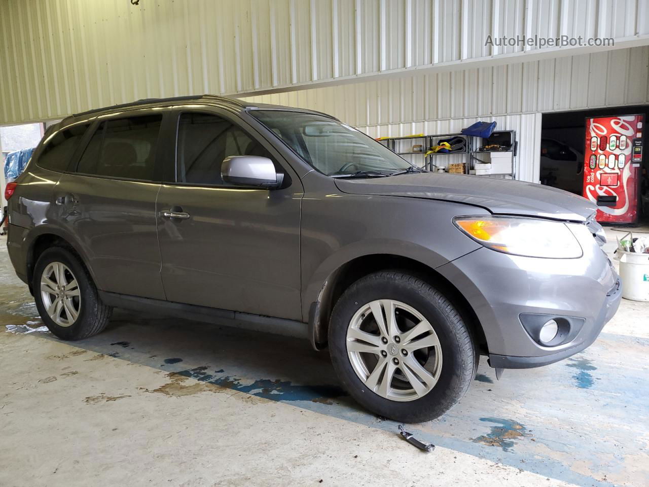 2010 Hyundai Santa Fe Limited Gray vin: 5NMSK3ABXAH368241