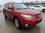 2010 Hyundai Santa Fe Limited Burgundy vin: 5NMSK3ABXAH374069