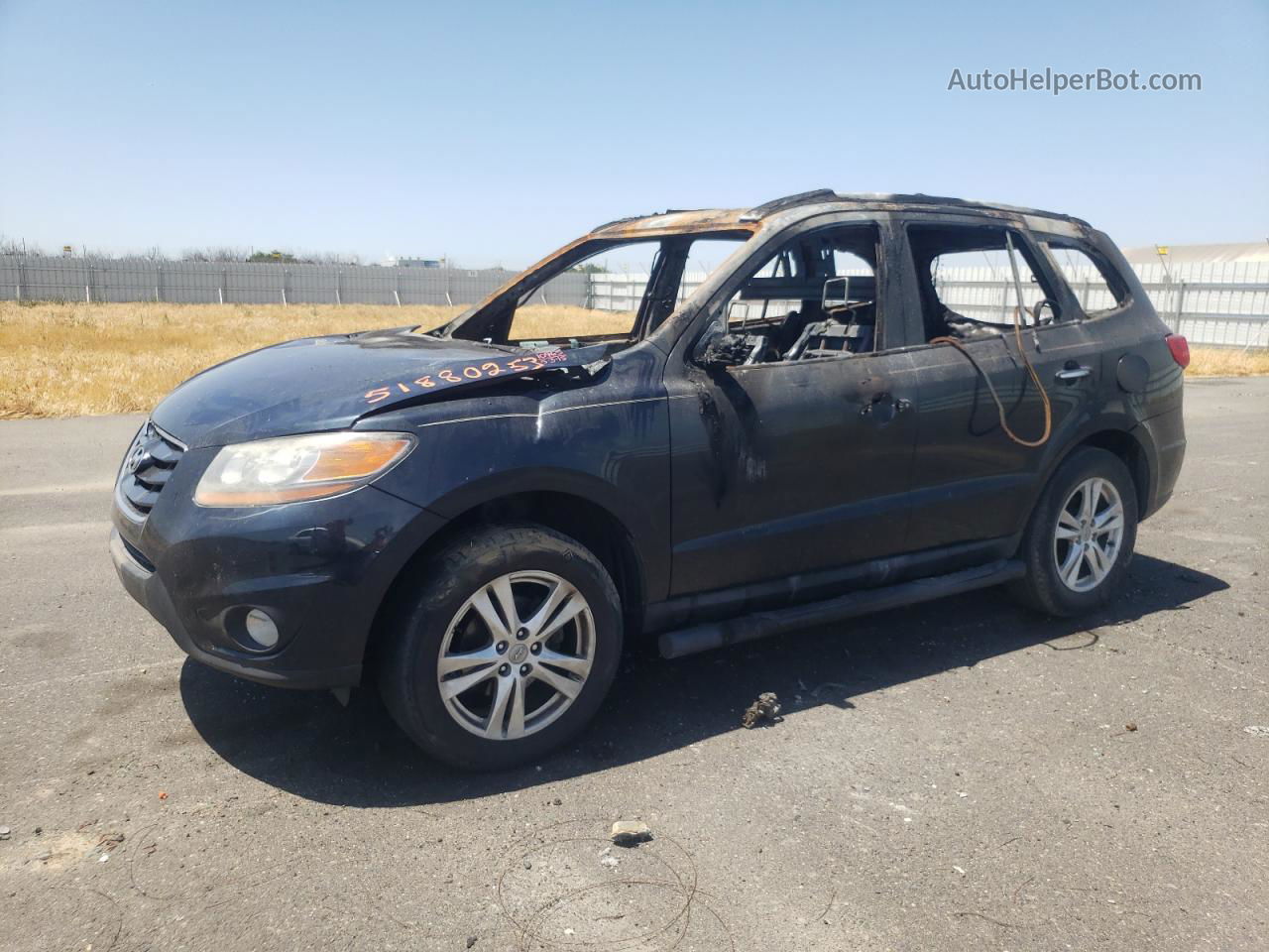 2010 Hyundai Santa Fe Limited Burn vin: 5NMSK4AG3AH342016