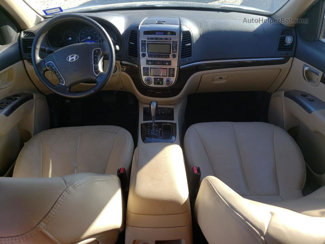 2010 Hyundai Santa Fe Limited Blue vin: 5NMSK4AG7AH342052