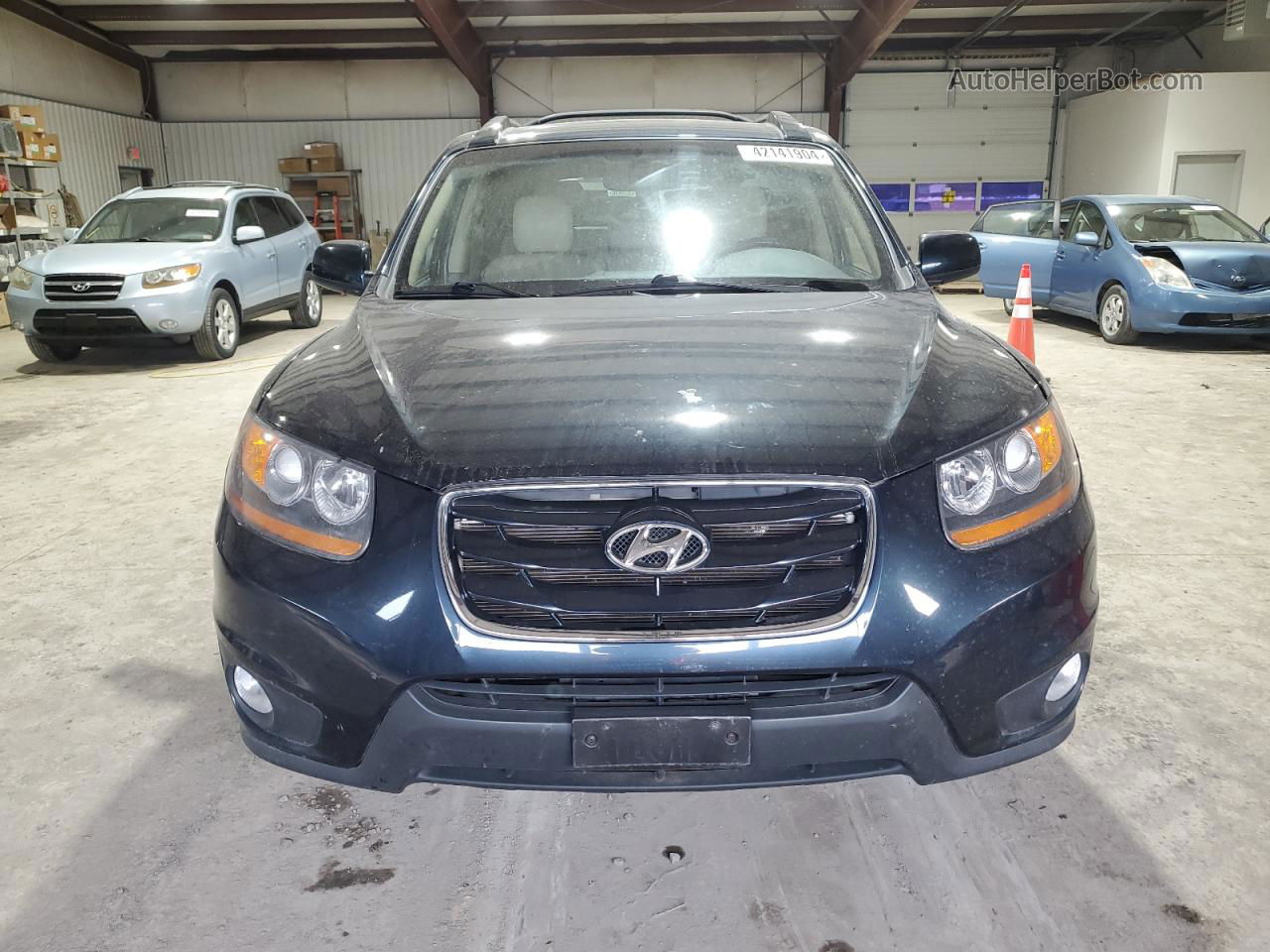 2010 Hyundai Santa Fe Limited Blue vin: 5NMSK4AG7AH384169