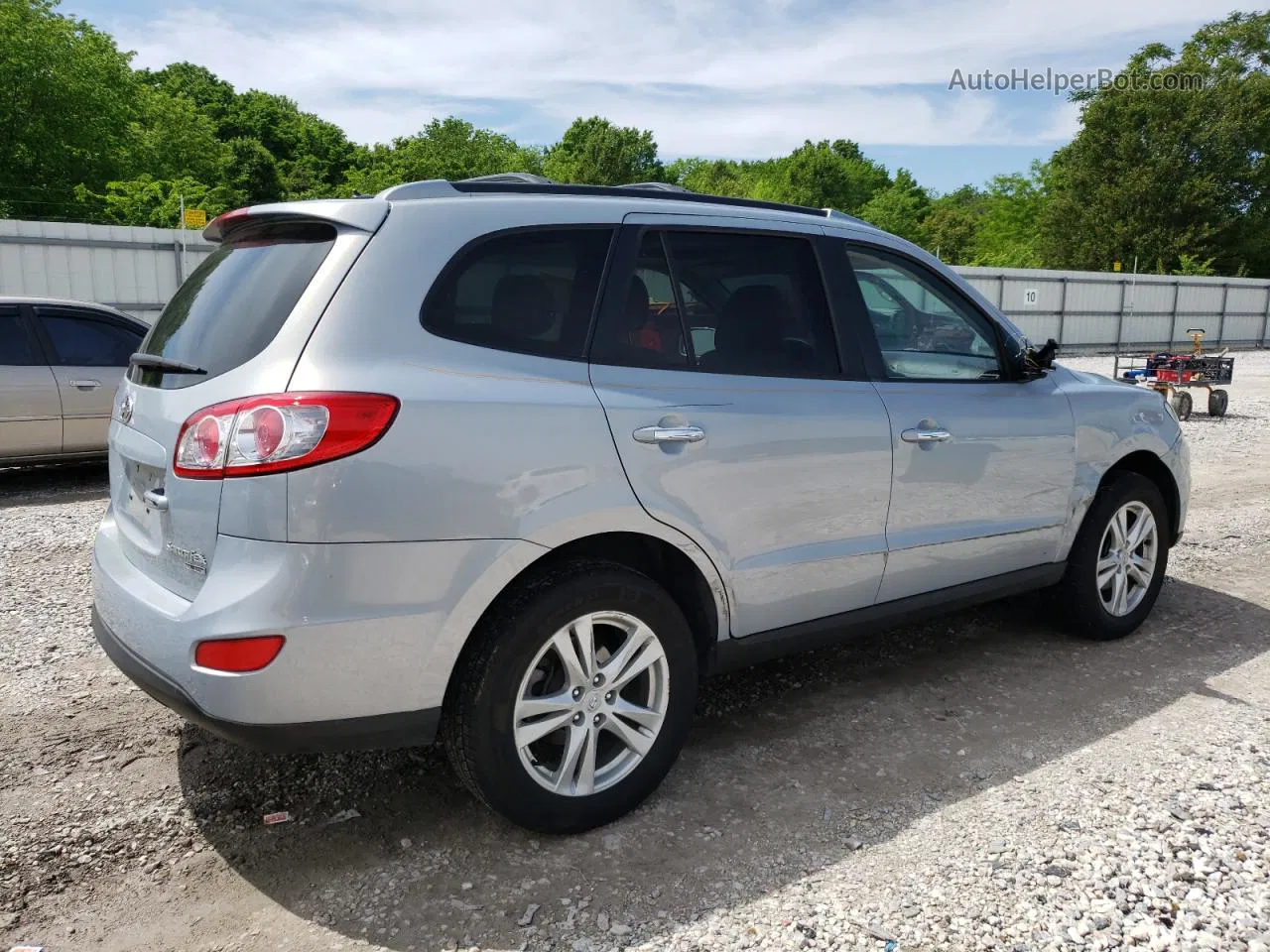 2010 Hyundai Santa Fe Limited Blue vin: 5NMSK4AG8AH366991