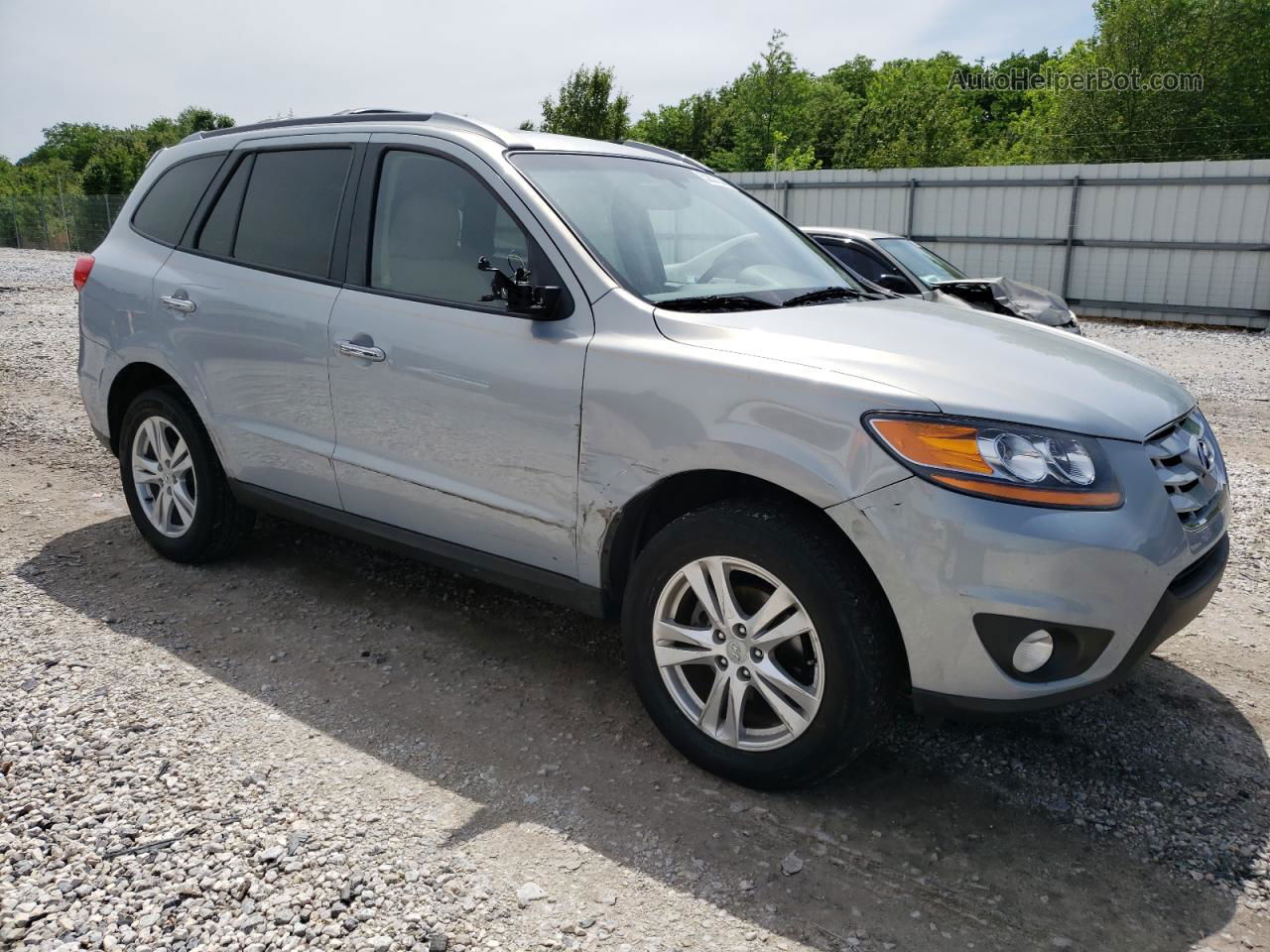 2010 Hyundai Santa Fe Limited Blue vin: 5NMSK4AG8AH366991