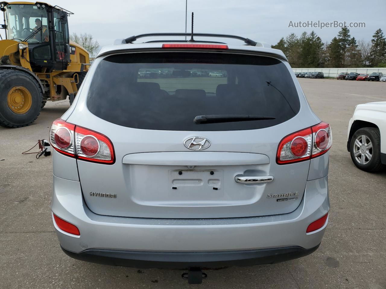 2010 Hyundai Santa Fe Limited Серебряный vin: 5NMSKDAG3AH378210