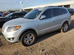 2010 Hyundai Santa Fe Limited Silver vin: 5NMSKDAG6AH386611