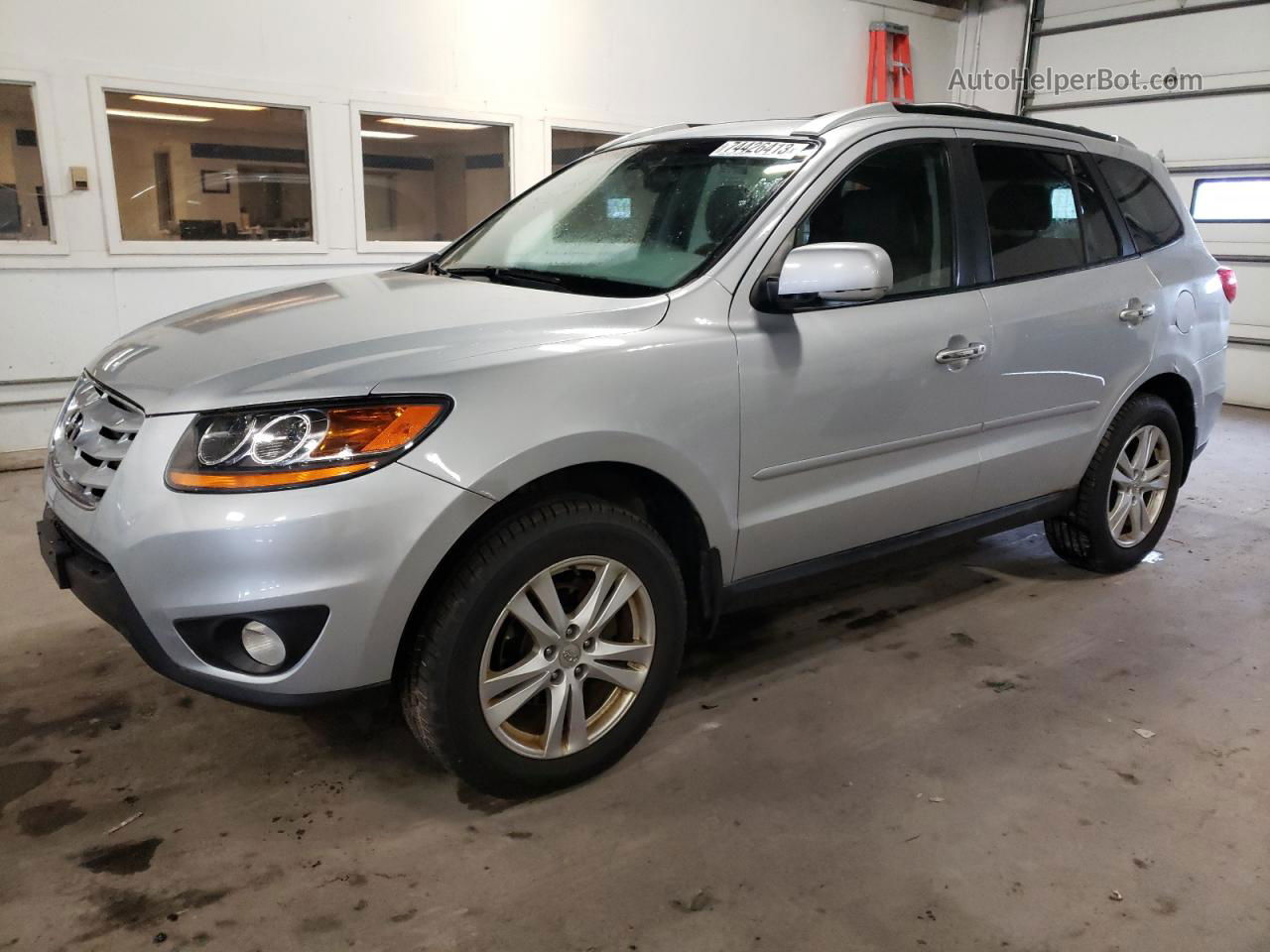 2010 Hyundai Santa Fe Limited Gray vin: 5NMSKDAG8AH386223