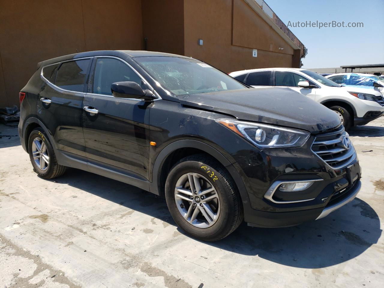 2018 Hyundai Santa Fe Sport  Черный vin: 5NMZT3LB0JH065199