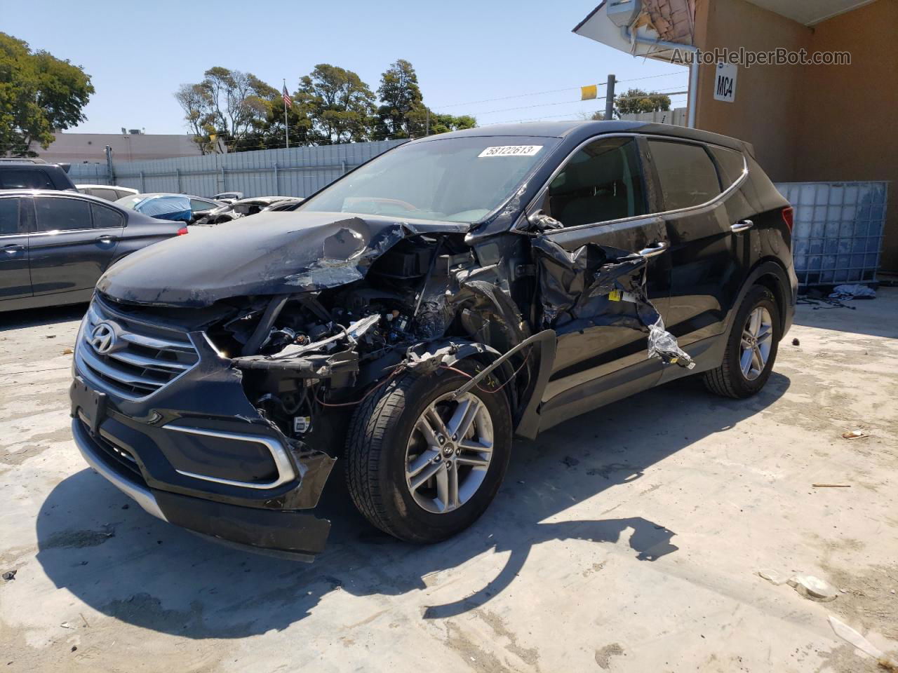 2018 Hyundai Santa Fe Sport  Черный vin: 5NMZT3LB0JH065199