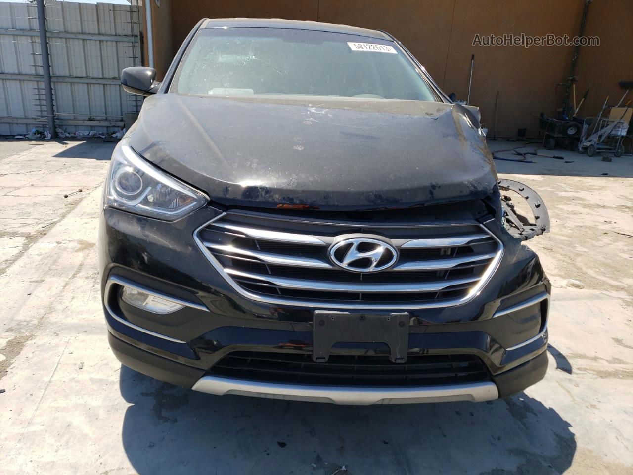 2018 Hyundai Santa Fe Sport  Черный vin: 5NMZT3LB0JH065199