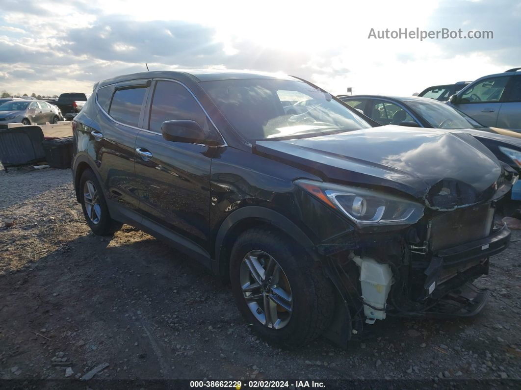 2018 Hyundai Santa Fe Sport 2.4l Black vin: 5NMZT3LB0JH073139