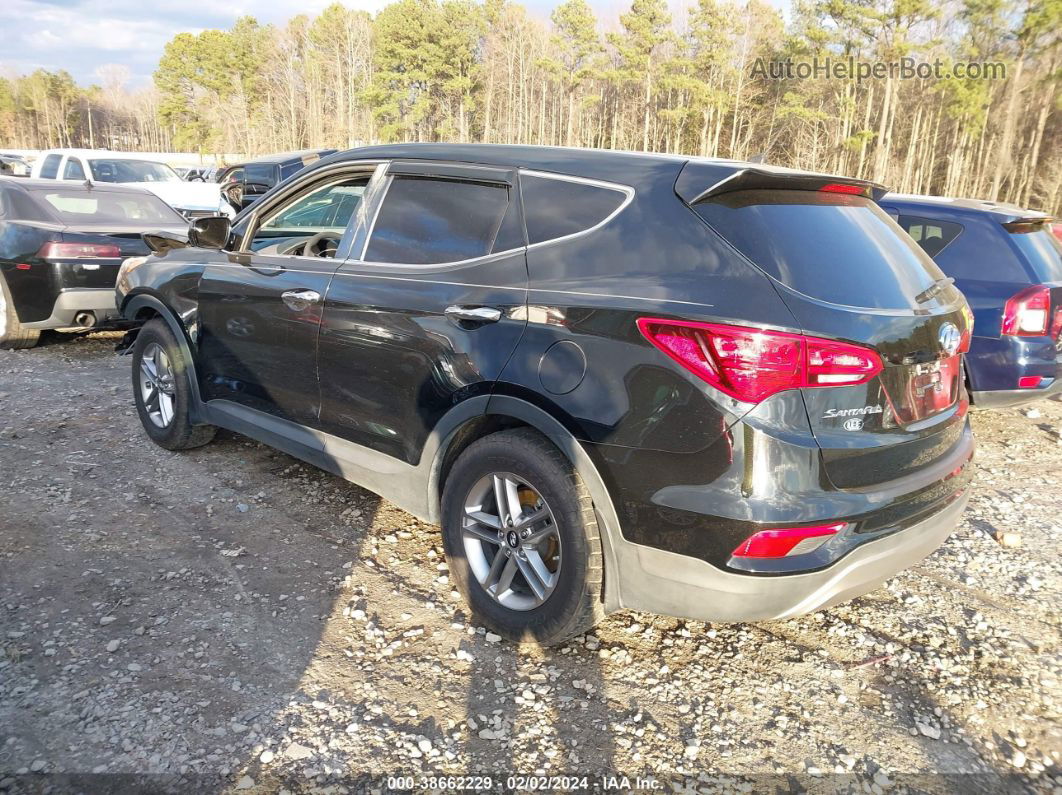 2018 Hyundai Santa Fe Sport 2.4l Black vin: 5NMZT3LB0JH073139