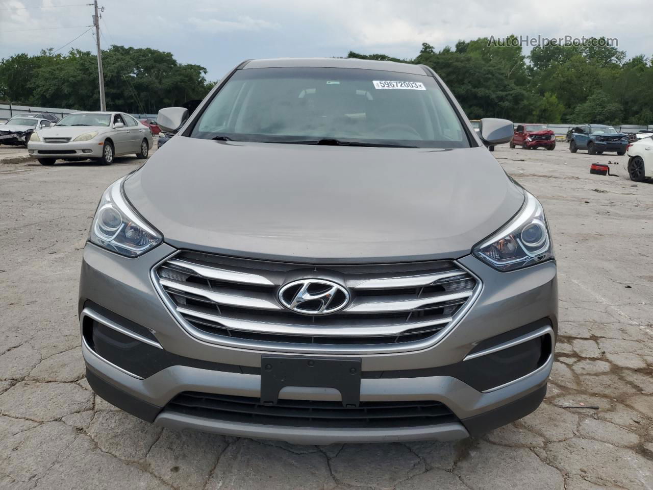 2018 Hyundai Santa Fe Sport  Серый vin: 5NMZT3LB0JH097229