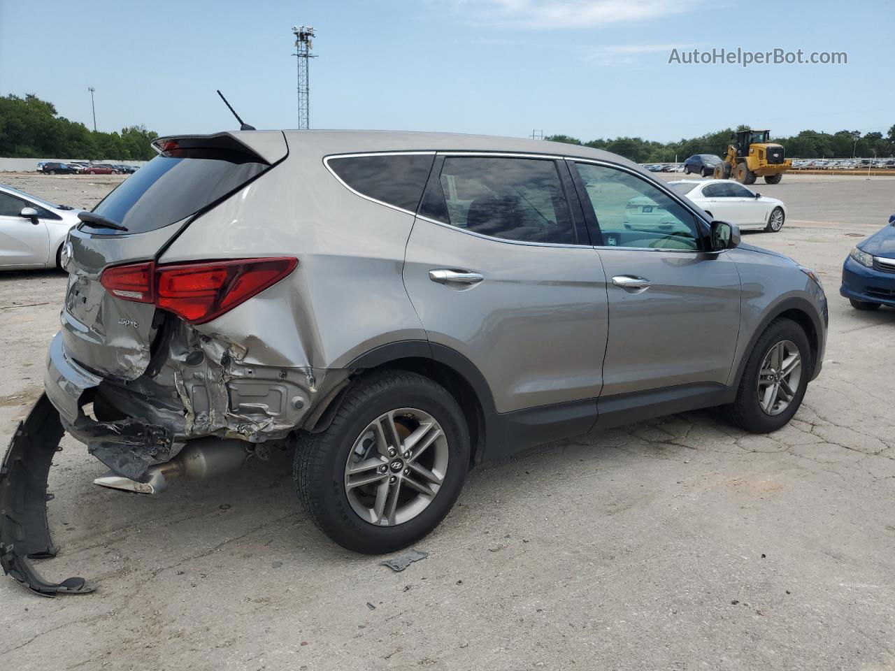 2018 Hyundai Santa Fe Sport  Gray vin: 5NMZT3LB0JH097229