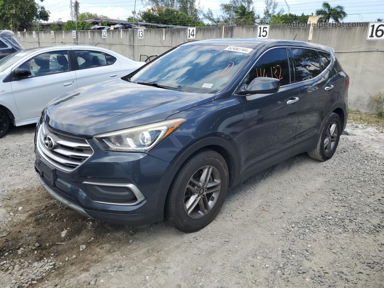 2018 Hyundai Santa Fe Sport  Blue vin: 5NMZT3LB1JH086353