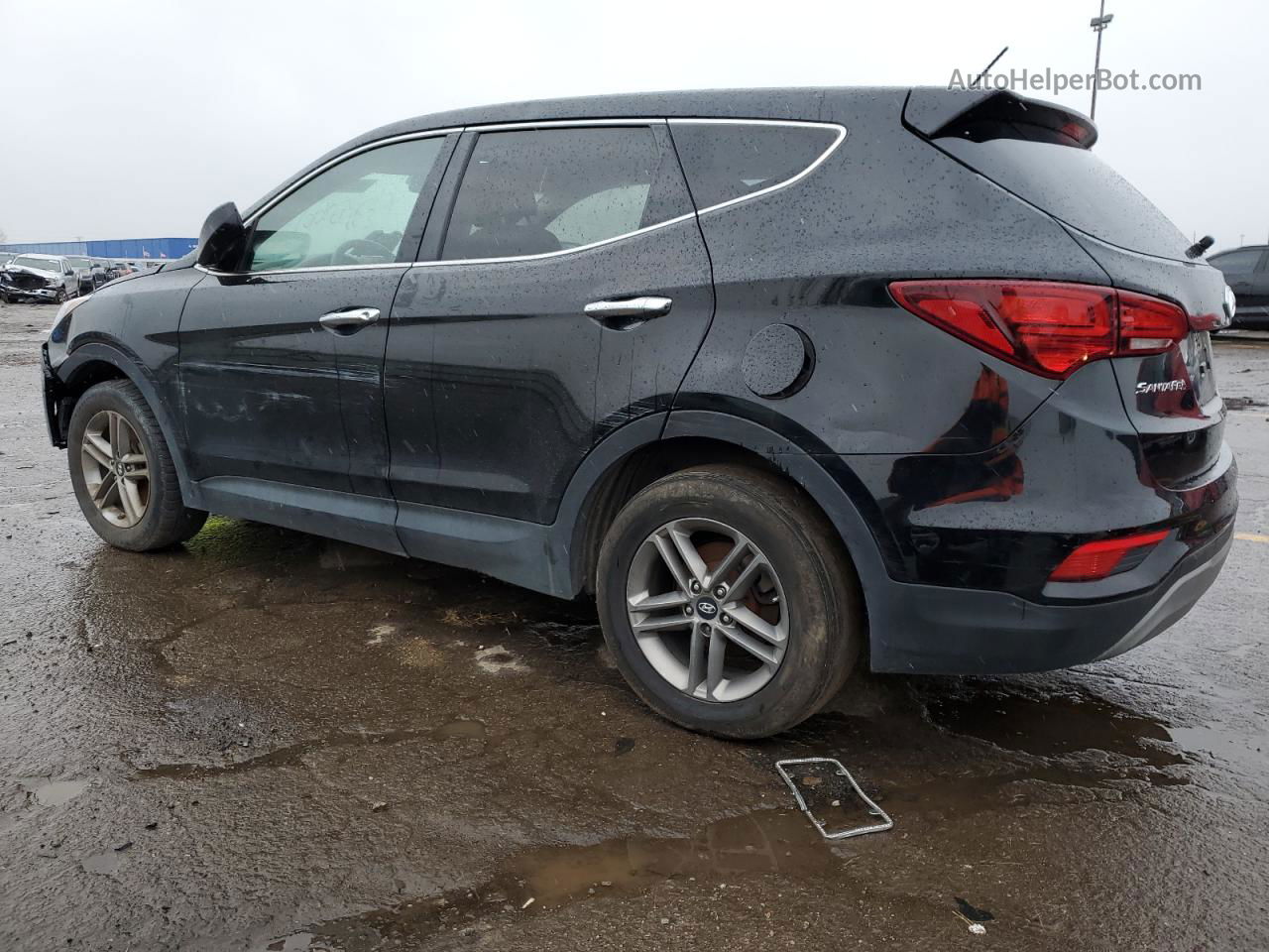 2018 Hyundai Santa Fe Sport  Черный vin: 5NMZT3LB1JH088393