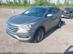 2018 Hyundai Santa Fe Sport 2.4l Gray vin: 5NMZT3LB1JH095053