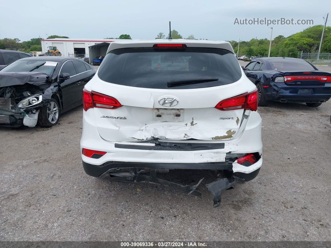 2018 Hyundai Santa Fe Sport 2.4l White vin: 5NMZT3LB1JH107556