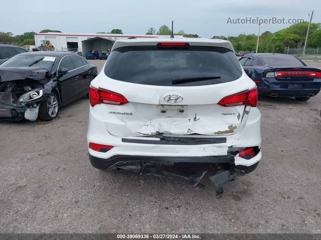 2018 Hyundai Santa Fe Sport 2.4l White vin: 5NMZT3LB1JH107556