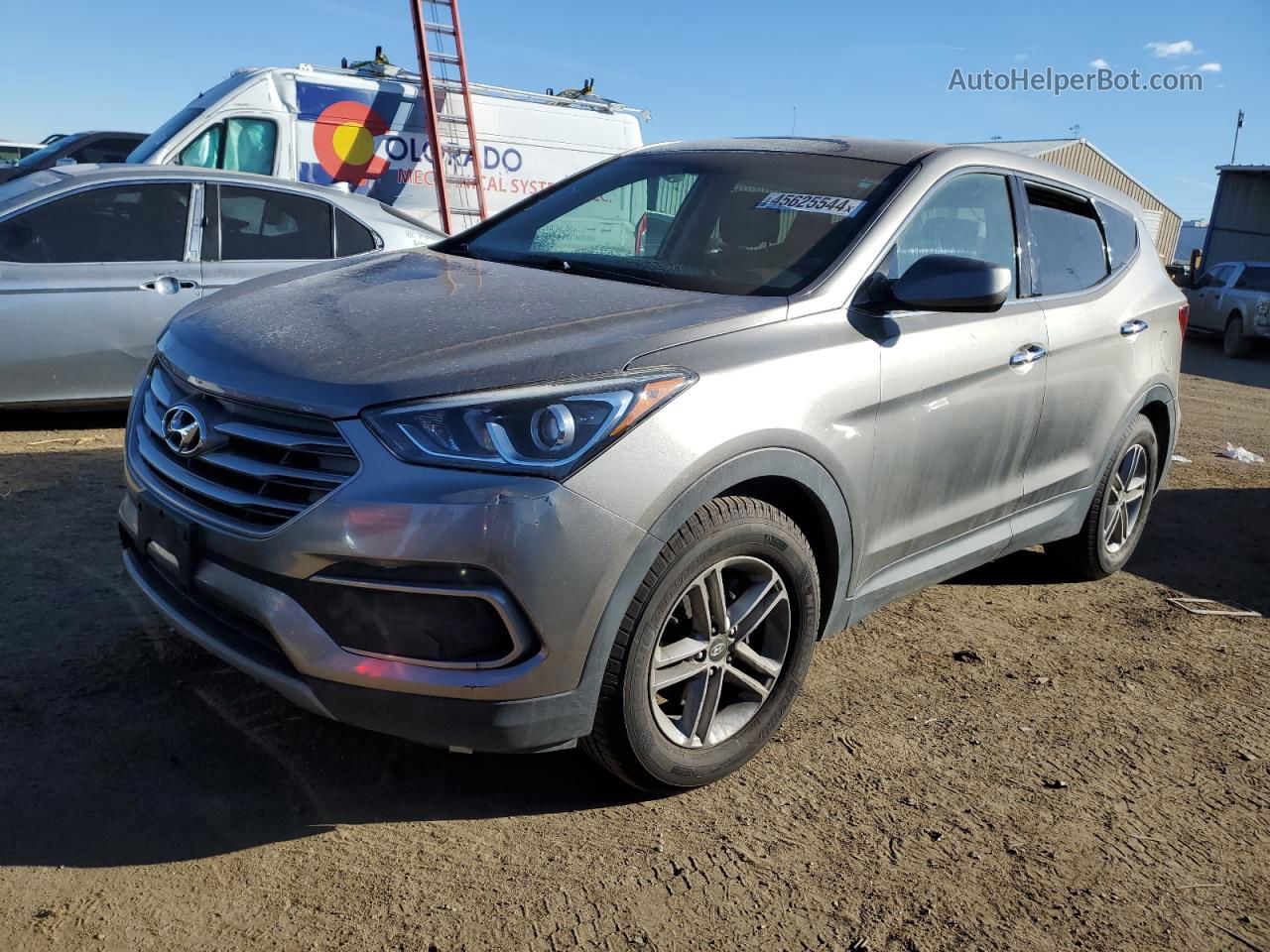 2018 Hyundai Santa Fe Sport  Gray vin: 5NMZT3LB2JH072011