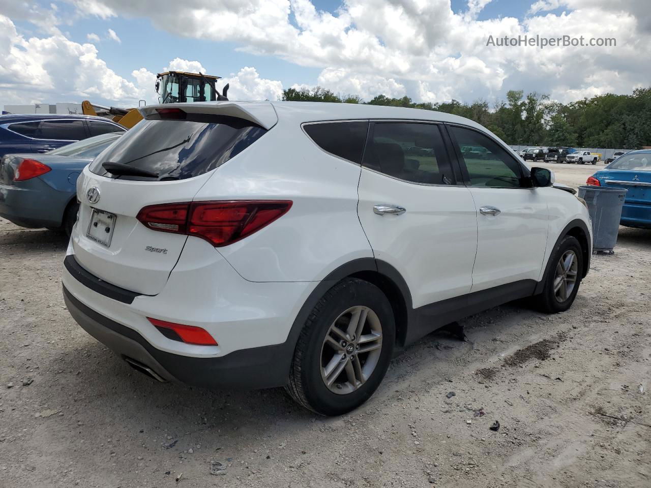 2018 Hyundai Santa Fe Sport  Белый vin: 5NMZT3LB2JH082747