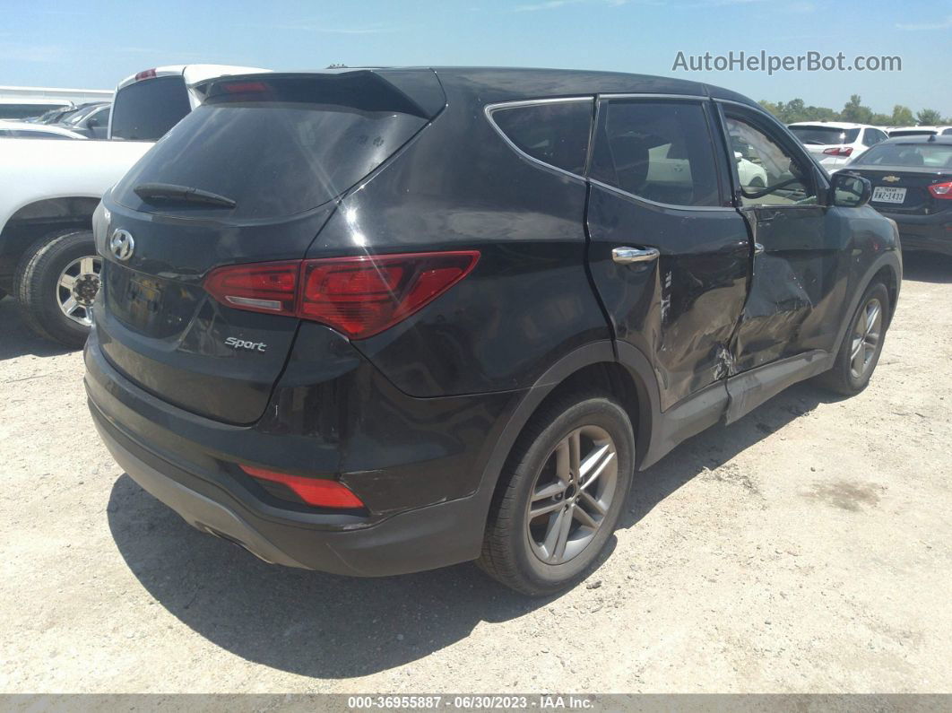 2018 Hyundai Santa Fe Sport 2.4l Черный vin: 5NMZT3LB3JH061678