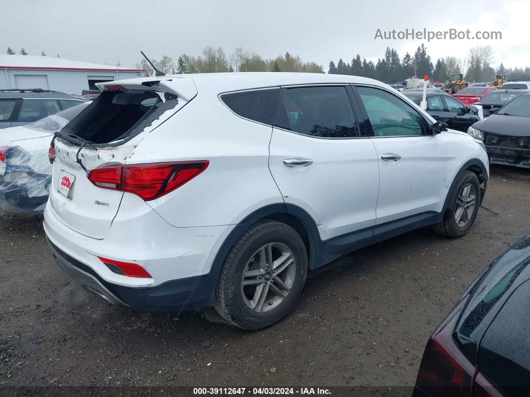 2018 Hyundai Santa Fe Sport 2.4l White vin: 5NMZT3LB3JH079839