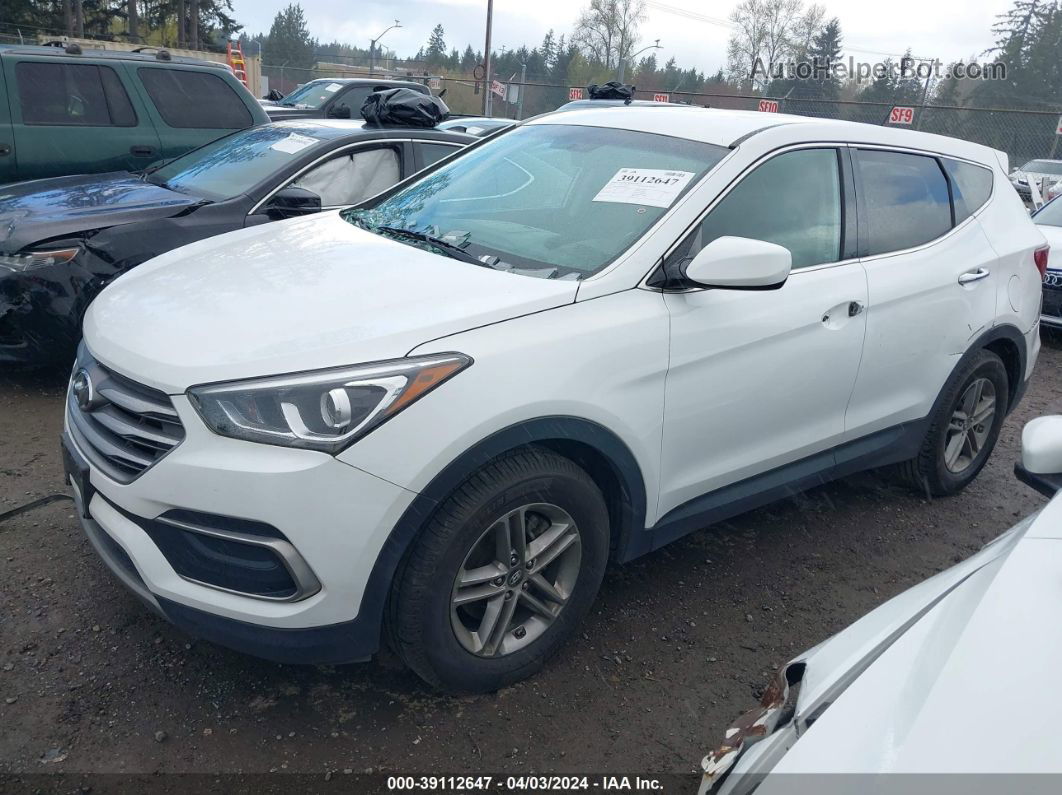 2018 Hyundai Santa Fe Sport 2.4l White vin: 5NMZT3LB3JH079839