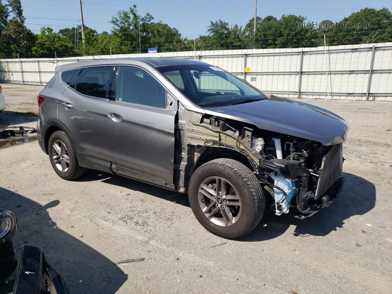 2018 Hyundai Santa Fe Sport  Gray vin: 5NMZT3LB3JH083910