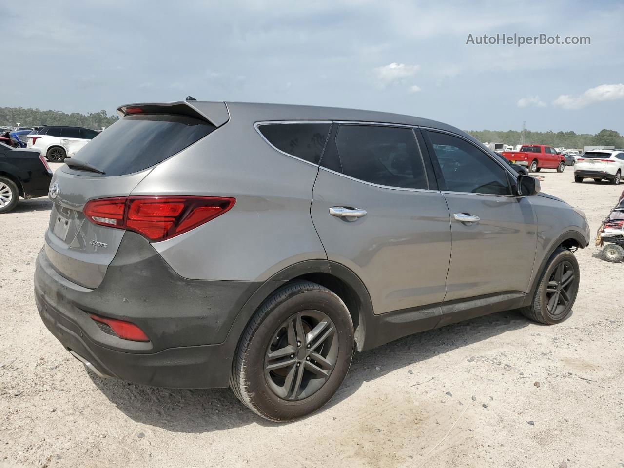 2018 Hyundai Santa Fe Sport  Gray vin: 5NMZT3LB4JH059132